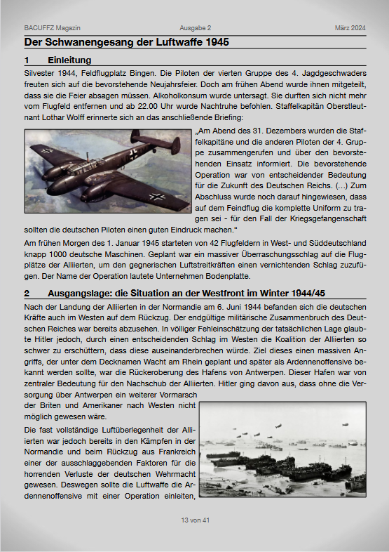 BACUFFZ ONLINE Magazin 02 / 24