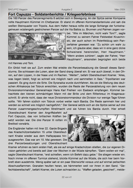 BACUFFZ ONLINE Magazin 02 / 24
