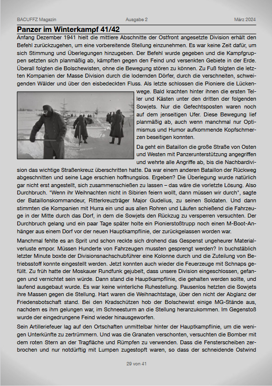 BACUFFZ ONLINE Magazin 02 / 24