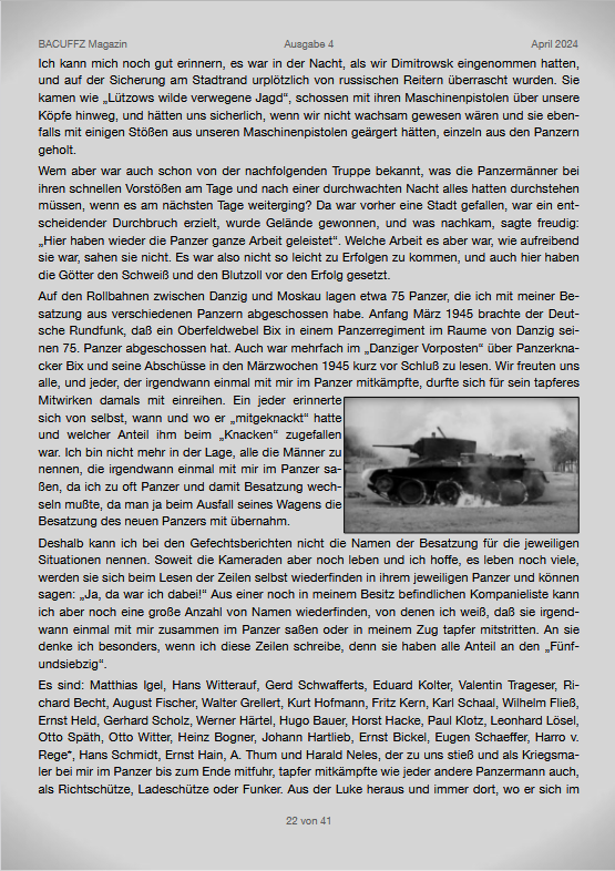 BACUFFZ ONLINE Magazin 04 / 24