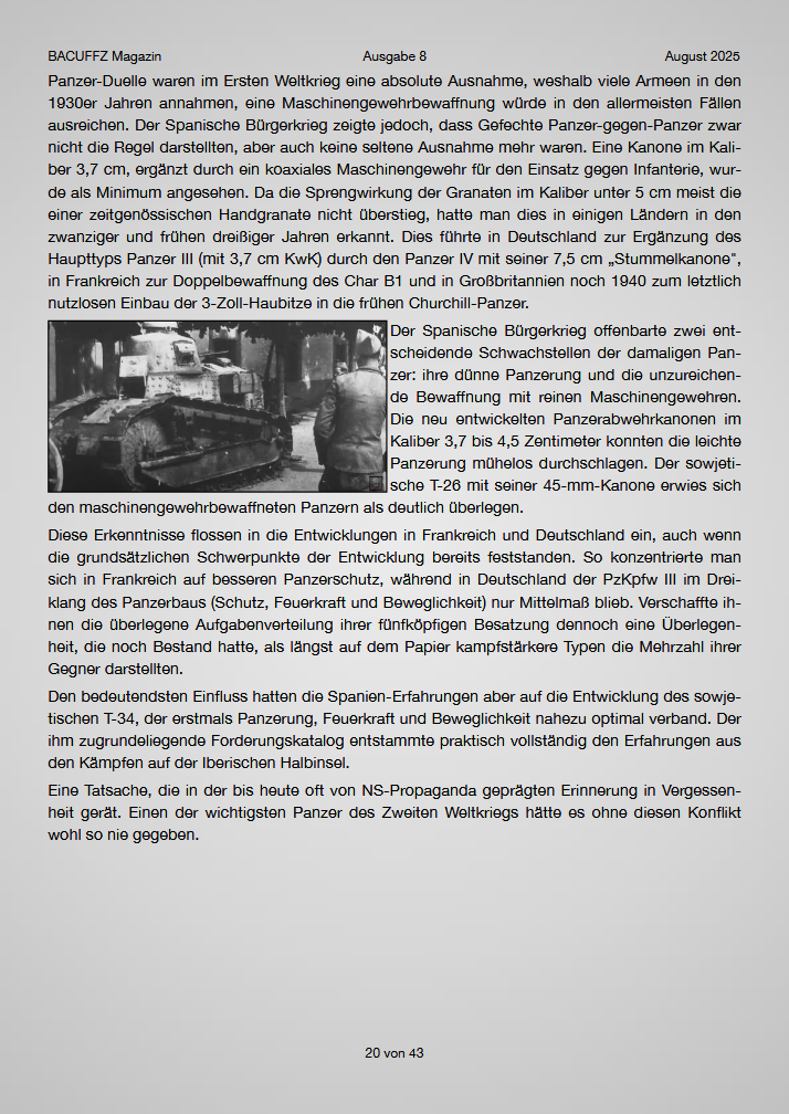 BACUFFZ ONLINE Magazin 08 / 25