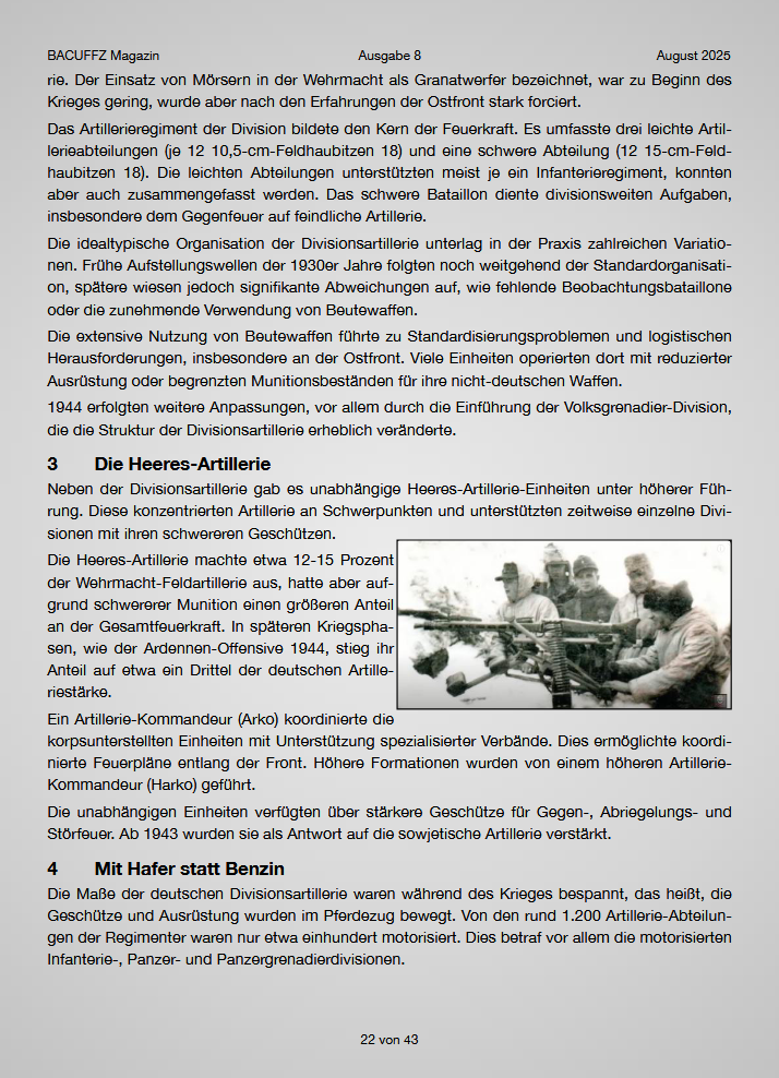 BACUFFZ ONLINE Magazin 08 / 25