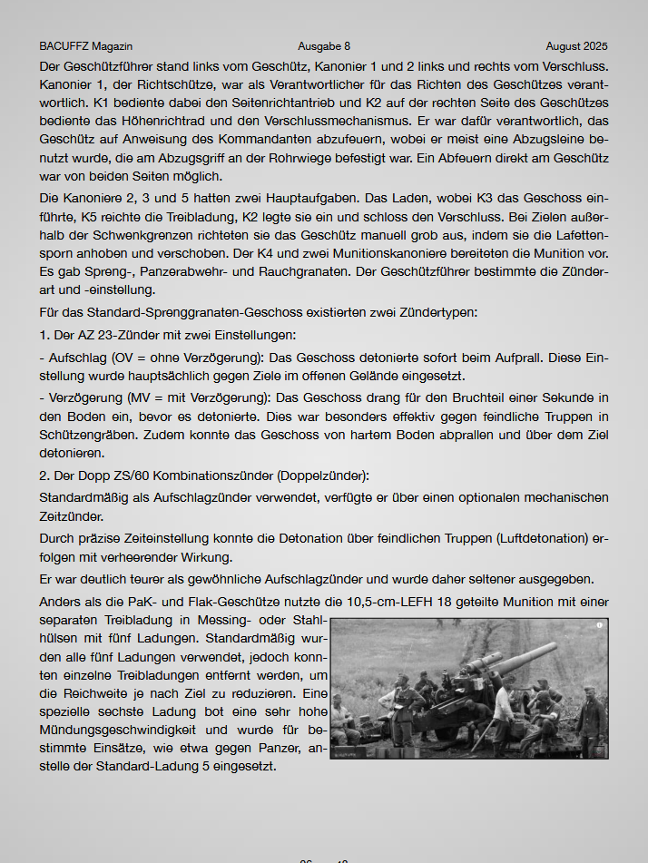 BACUFFZ ONLINE Magazin 08 / 25