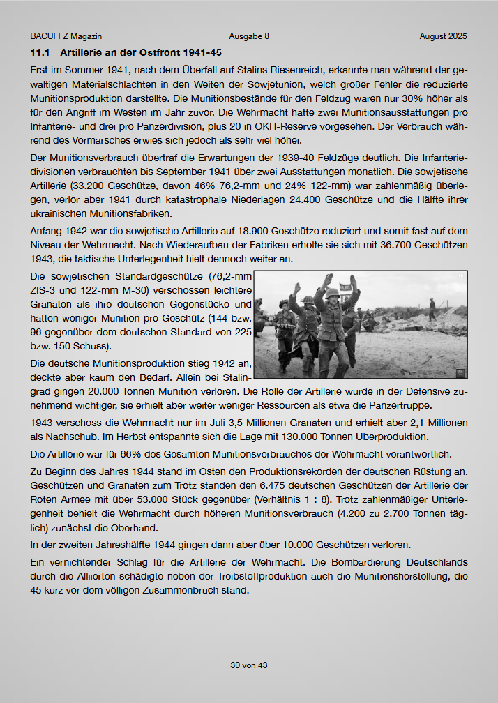 BACUFFZ ONLINE Magazin 08 / 25