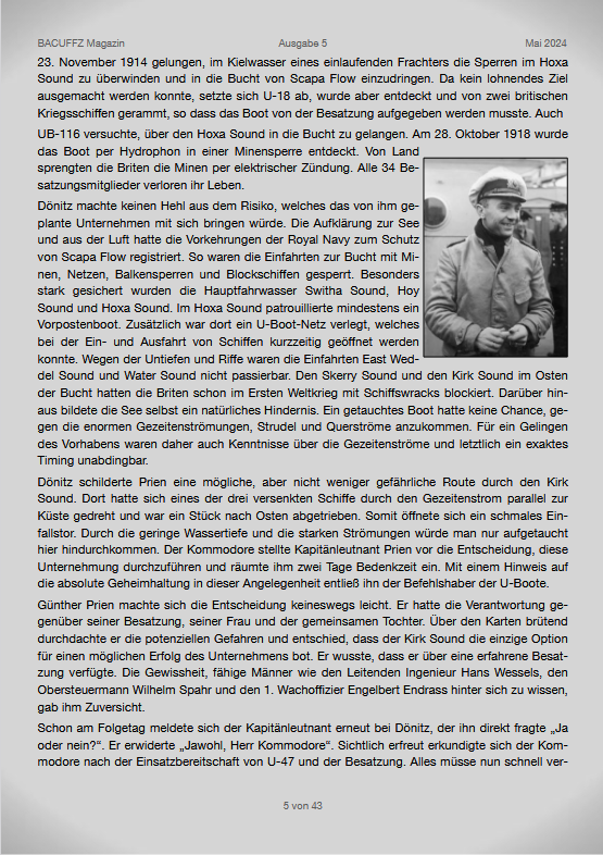 BACUFFZ ONLINE Magazin 05 / 24