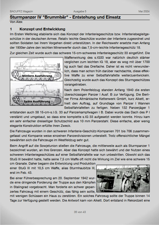 BACUFFZ ONLINE Magazin 05 / 24