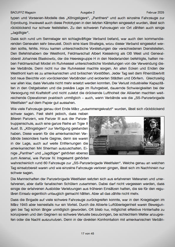 BACUFFZ ONLINE Magazin 02 / 25