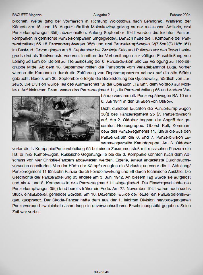 BACUFFZ ONLINE Magazin 02 / 25