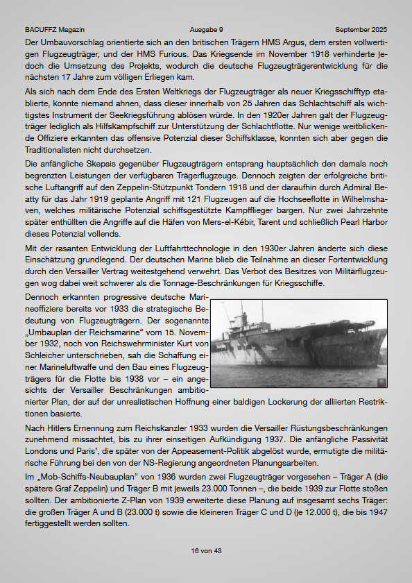 BACUFFZ ONLINE Magazin 09 / 25