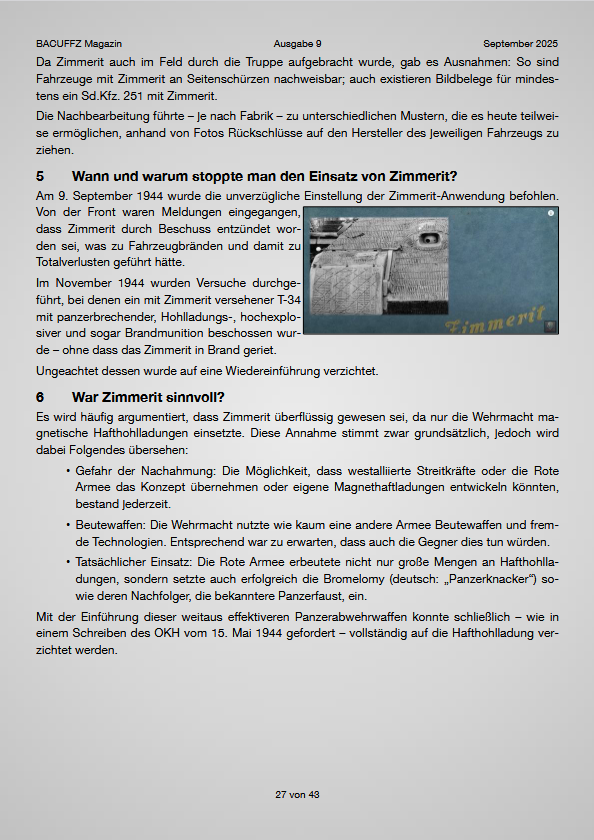 BACUFFZ ONLINE Magazin 09 / 25