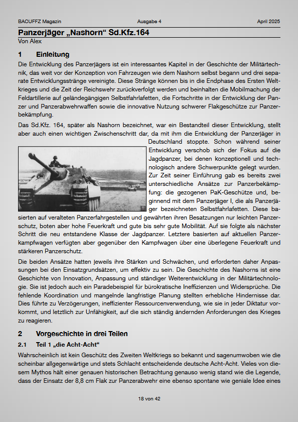 BACUFFZ ONLINE Magazin 04 / 25