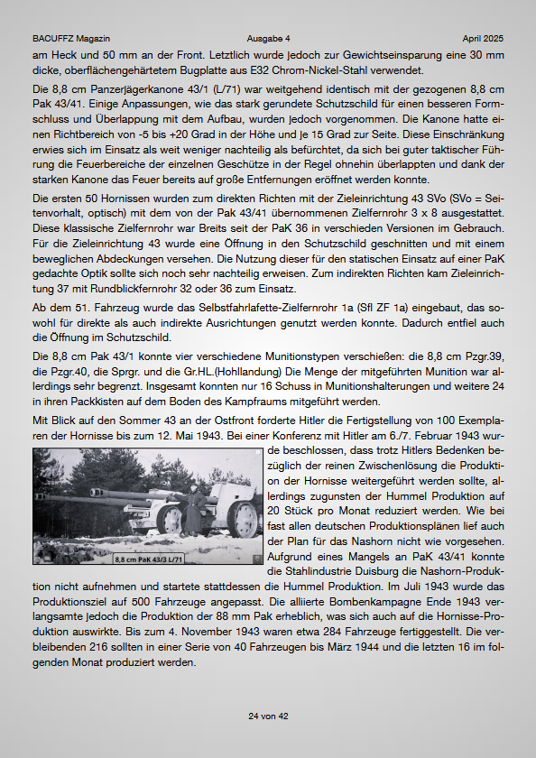 BACUFFZ ONLINE Magazin 04 / 25