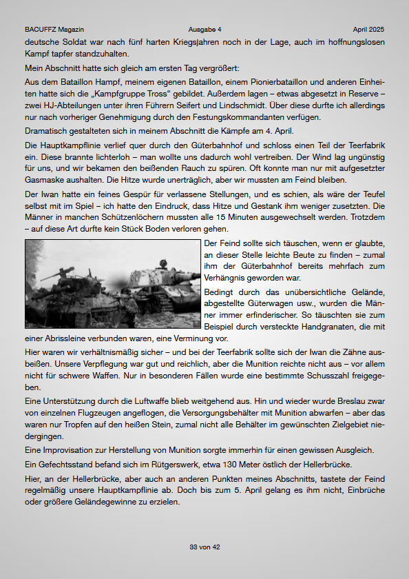 BACUFFZ ONLINE Magazin 04 / 25