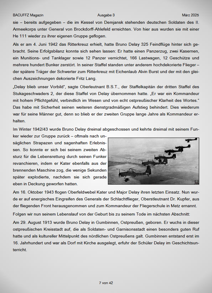 BACUFFZ ONLINE Magazin 03 / 25