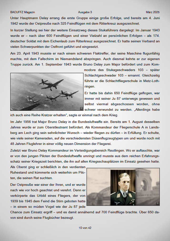 BACUFFZ ONLINE Magazin 03 / 25