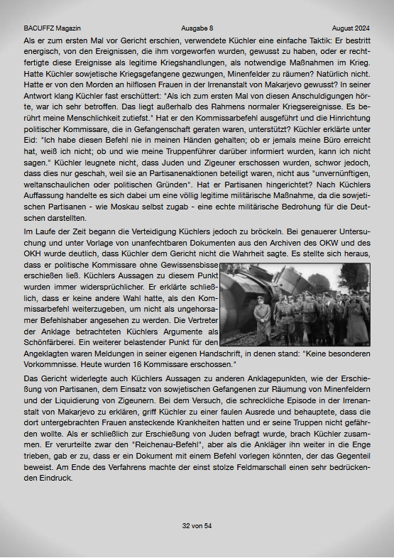 BACUFFZ ONLINE Magazin 08 / 24