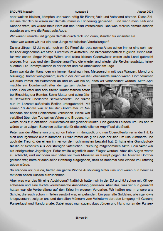 BACUFFZ ONLINE Magazin 08 / 24