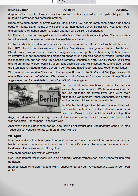 BACUFFZ ONLINE Magazin 08 / 24