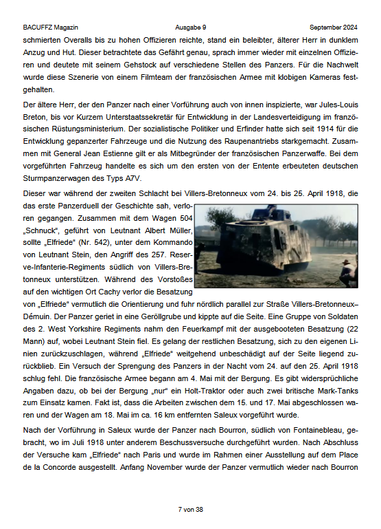 BACUFFZ ONLINE Magazin 09 / 24