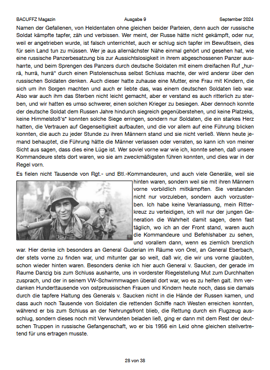 BACUFFZ ONLINE Magazin 09 / 24