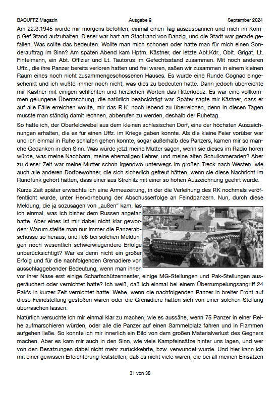 BACUFFZ ONLINE Magazin 09 / 24