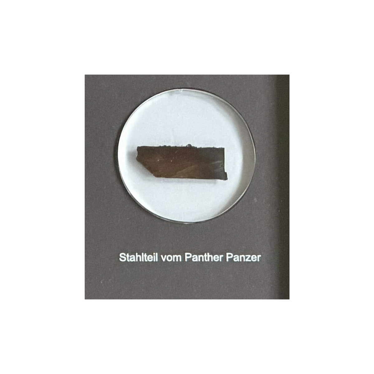 Panzerkampfwagen V „Panther“ – Exklusiver Sammlerrahmen mit Original-Stahlteil & Silber-Coin